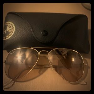 Ray bans aviator style-gold
